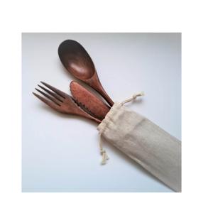 Juego de cubiertos de diseño para exteriores, mesa de comedor de madera y Decoración de cocina, cubiertos, herramientas de ensalada de madera, múltiples diseños de colores - Product Image 4