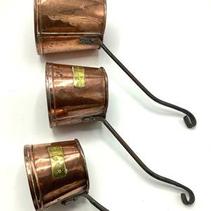 ถ้วยตวงและช้อนเคลือบสีทองแดงมีสไตล์พร้อมการวัดที่แกะสลักเหมาะสำหรับการทำอาหารและการอบที่แม่นยำ - Product Image 6