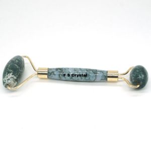 ลูกกลิ้งนวดหน้าทำจากหินโมรามอสทำมือลูกกลิ้งนวดหน้าคุณภาพดีที่สุดซื้อเลย! คริสตัลขายส่งความรัก - Product Image 1