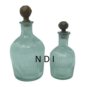 Handmade Designer <b>Cork</b> Lid Decorative Glass <b>Bottle</b> Liquid Perfume Storage Glass <b>Bottle</b> For Best Quality Large Glass <b>Bottles</b> - Product Image 6