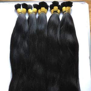 Extensions de cheveux humains indiens Remy en vrac couleur de cheveux naturels add-ons de haute qualité pour des tenues élégantes - Product Image 1
