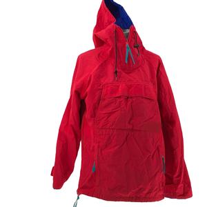 Coupe-vent à capuche décontracté pour hommes, fermeture à glissière, motif universitaire imperméable, remplissage extérieur en polyester, sans col chauffant - Product Image 6