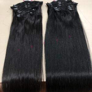 Extensiones de Cabello vietnamita Remy virgen, Clip recto, alta calidad, precio al por mayor - Product Image 6