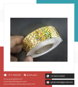 Holographic PET Decorative Tape One Sided Adhesive Printed Colorful Packing Wedding Decoration DIY Gift - Product Image 3