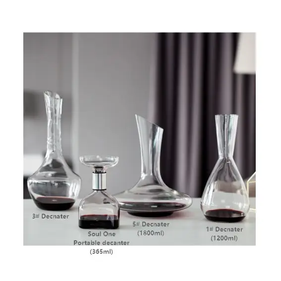 Decanters de vinho personalizado da moda antiga, 1.8 litros