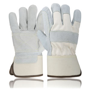 Gants de travail en cuir fendu pour conducteur de construction, nouveau style Offre Spéciale, soudage de sécurité - Product Image 2
