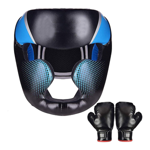 Couvre-chef d'entraînement MMA en cuir de haute qualité Meilleur prix Protège-tête de boxe - Product Image 1