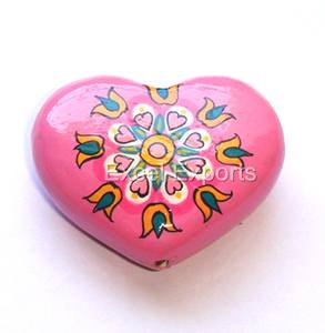 Cuentas de madera pintadas, en varios tamaños y formas, para decoración, colgante, joyería, marcapáginas, cortinas, etc. - Product Image 5