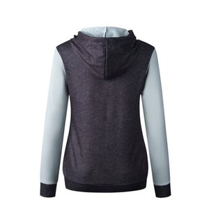 เสื้อฮู้ดผู้หญิง OEM แขนยาว พิมพ์ลาย มีกระเป๋า สำหรับฤดูหนาว - Product Image 3
