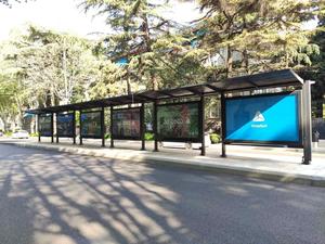 กล่องไฟ LED สี่เหลี่ยมสองด้าน12V แบบกำหนดเองกรอบโลหะอลูมิเนียมป้ายรถโดยสารโฆษณากลางแจ้ง - Product Image 5