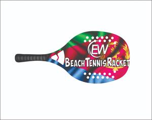 Raquettes de beach tennis avec face en fibre de carbone de 20 mm, poignée en fibre de carbone, filet en fibre de verre, poids 310-330 g, longueur 50 cm - Product Image 6