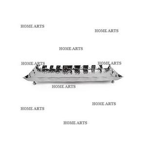 Hammered Stainless Steel Dessert Tray Superior Quality Customized Size And Shape <b>Chocolates</b> Tray At Low Price - Product Image 2