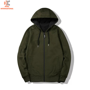 Wholesale Gym <b>Workout</b> Best Quality basics cotton blended Wholesale Price Men Full Zipper <b>Hoodies</b> for sale Adults OEM Service - Product Image 5