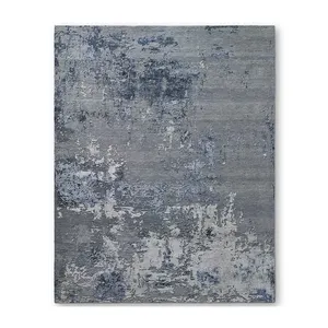 Nouveau tapis de sol en laine abstraite imprimé numériquement, doux pour la peau, design moderne, noué à la main à bas prix - Product Image 1