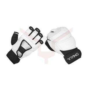 Guantes de Grappling de Cuero YING ENTERPRISES YE-3605, Más Vendidos, con Cordones en la Muñeca, Elásticos e Impermeables para Entrenamiento - OEM Personalizado - Product Image 6