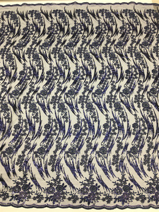 10 couleurs disponibles tissu de panneau de paillettes perlées Brod Autriche Net Saree - Product Image 5