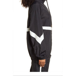 High Quality Durable Using Luxury Brand Gold Wing Thin Custom <b>Woman</b> <b>Windbreaker</b> Jacket Zipper Jackets - Product Image 2