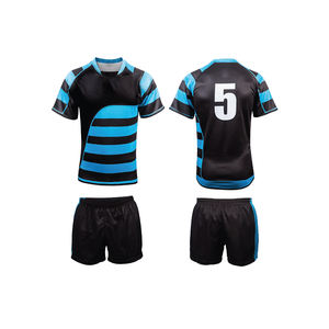 Personnalisable dernier style de vêtements de football de rugby ensembles uniforme respirant avec nom de l'équipe vêtements de football de rugby personnalisables - Product Image 3
