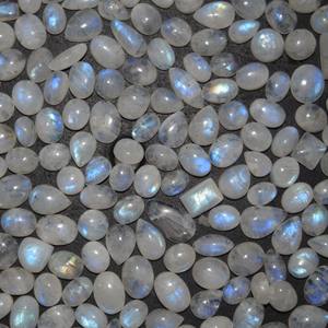 พลอยมูนสโตนธรรมชาติขนาดคละสี,พลอย Cabochon สำหรับทำเครื่องประดับ - Product Image 2