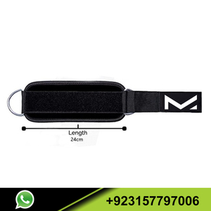 Correa tobillera negra de alta calidad para máquina de Cable, brazalete de tobillo para gimnasio, accesorios de gimnasio con logotipo personalizado, venta al por mayor, 2022 - Product Image 4
