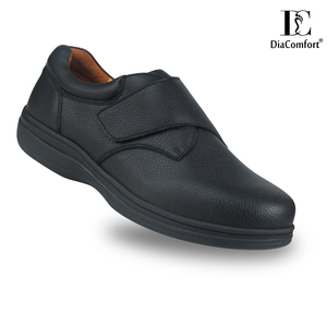Diacomfort premium ortopedico in pelle sintetica Comfort diabetici scarpe ortopediche mediche - Product Image 2