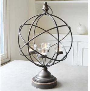 Antique Sphère T-light Holder Premium Quality Home Decor Vente en gros directe du bord médiéval-Le plus grand fabricant - Product Image 3
