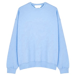 Sweat-shirt unisexe de haute qualité en coton molletonné pour l'hiver, avec logo personnalisé brodé, col rond, motif imprimé uni - Product Image 4