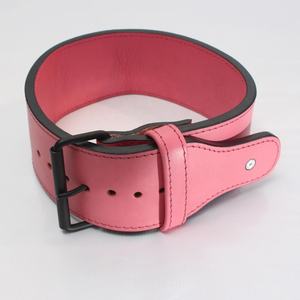 GENUINE BLACK <b>LEATHER</b> Durable Weightlifting & Powerlifting <b>Belt</b> in SINGLE PRONG STYLE with Custom Logo Custom Sizes for GIRLS - Product Image 1