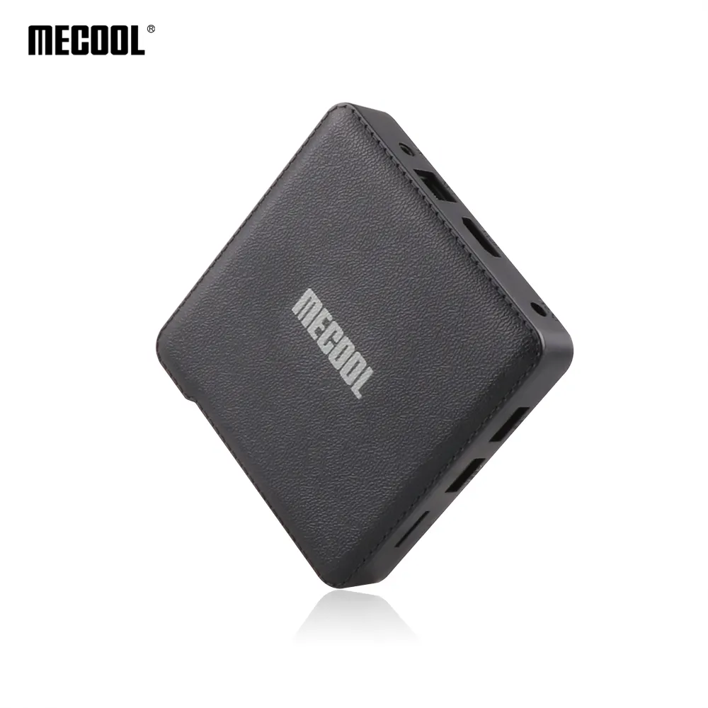 MECOOL-Dispositivo de TV inteligente KM1, 2GB, 16GB, Amlogic S905, cuatro núcleos, Control remoto, Stream, Internet, reproductor multimedia, Android
