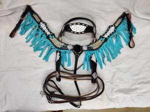 Ensemble de sellerie western en cuir véritable Y&Z, équipement équestre de haute qualité pour chevaux - Product Image 3