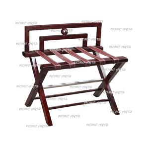 Portaequipajes de madera de diseño estándar con portaequipajes plegable de la mejor calidad de fabricación en Home Arts - Product Image 5