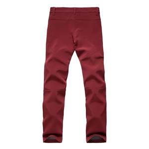 Men's Casual Style Autumn New Fashion Cotton Polyester Solid Color Sweatpants <b>Elastic</b> <b>Waist</b> Closure Canvas <b>Trousers</b> - Product Image 4