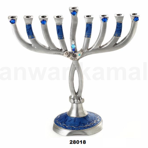 Magnifique design de chandelier en aluminium pour la menorah, article décoratif de Pâques très vendu pour l'église - Product Image 2