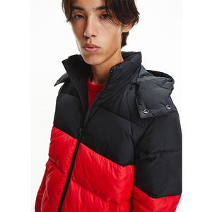 Casual High Quality Outdoor <b>Quilted</b> Men's Winter Bomber <b>Jacket</b> with Hood Custom Colors & <b>Patterns</b> Waterproof & Breathable - Product Image 4