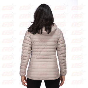 Fashion winter clothes cropped puffer jacket woman shiny puffer coat quilted - Product Image 4