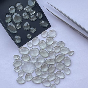10mm 20mm 30mm amatista verde Natural corte Rosa Flatback rebanadas piedra Fabricante Mayorista para la fabricación de joyas en línea Alibaba - Product Image 2