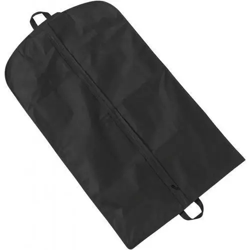 Hot Selling Wholesale Coat Dress Packaging Zipper Non-woven Garment Bags Black Suit Cover For Men