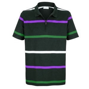 เสื้อโปโลแขนสั้นผ้าฝ้ายทรงมาตรฐานสำหรับผู้ชายขายส่ง - Product Image 5