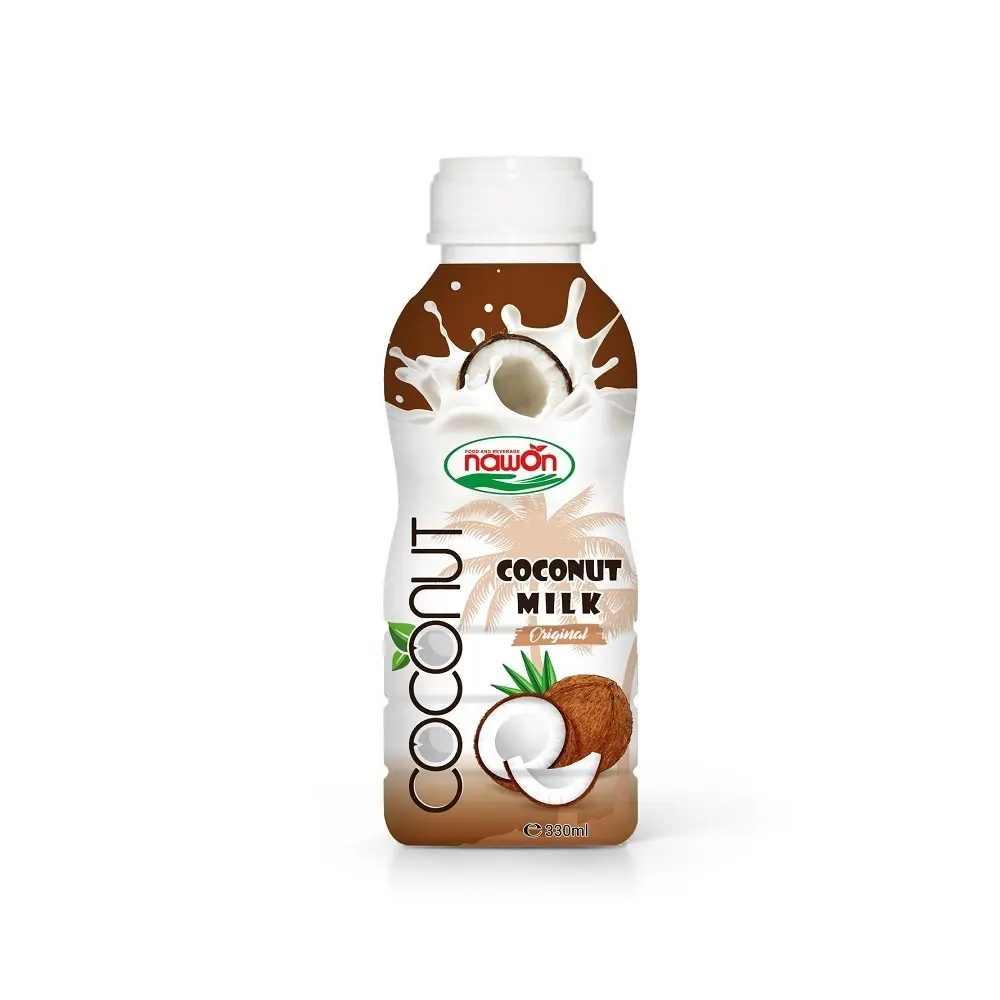 Coconut Milk 330ml NAWON Coconut Milk Original Taste Aids Weightloss OEM Beverage Provider in Vietnam