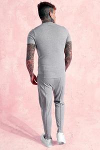 ชุดกีฬาผ้าโพลีเอสเตอร์สำหรับผู้ชายชุดวิ่งมีฮู้ดชุดวอร์มผ้าถักแบบลำลองระบายอากาศได้ดีสำหรับฤดูร้อน - Product Image 2