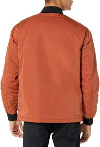 Chaqueta Bomber Vintage Transpirable y Ecológica de Alta Calidad para Hombre, Chaqueta Cortavientos de Lona para Otoño y Primavera, Servicio OEM - Product Image 5