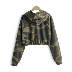 Sudaderas con capucha para mujer, top corto de alta calidad con diseño personalizado, novedad - Product Image 3
