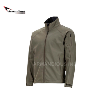 Cortavientos deportivo Unisex, impermeable, reflectante, chaqueta de carcasa suave, rompevientos, venta al por mayor - Product Image 2