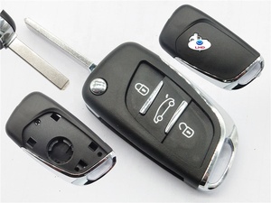 Coque de clé de voiture modifiée pour PEU 308 207 307 3008 <span class=keywords><strong>807</strong></span> Citroën C2 C3 C4 - Product Image 2
