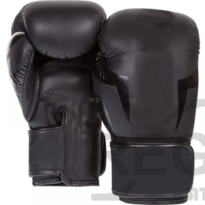 Fashion PU Leather Boxing <b>Gloves</b> <b>for</b> Training Martial Arts New Black Red OEM Logo Thai Color Material Adults People Origin <b>Type</b> - Product Image 1