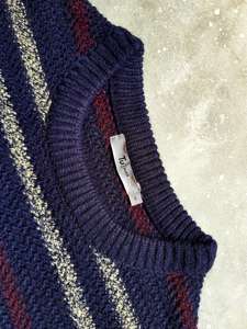 แบรนด์เสื้อผ้าคุณภาพพรีเมียม เสื้อสเวตเตอร์คอกลมแขนยาวผู้ชาย ผ้าฝ้ายลำลอง แบบขาดๆ  สต็อกล็อตจากบังกลาเทศ - Product Image 4