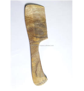 Mango de peine de madera de venta al por mayor caliente peine de madera para el pelo y la barba - Product Image 6