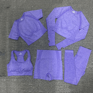 Conjunto de ropa de yoga para mujer, nuevo diseño, 2021 Conjunto de ropa activa para mujer - Product Image 1