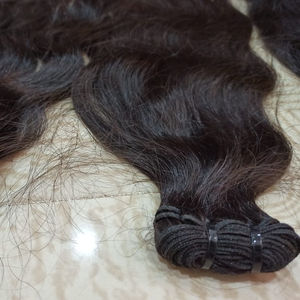 10A Grado de alta calidad de la máquina trama paquetes de extensión de cabello humano Natural pelo sin procesar con cutículas alineadas de cabello del templo - Product Image 1