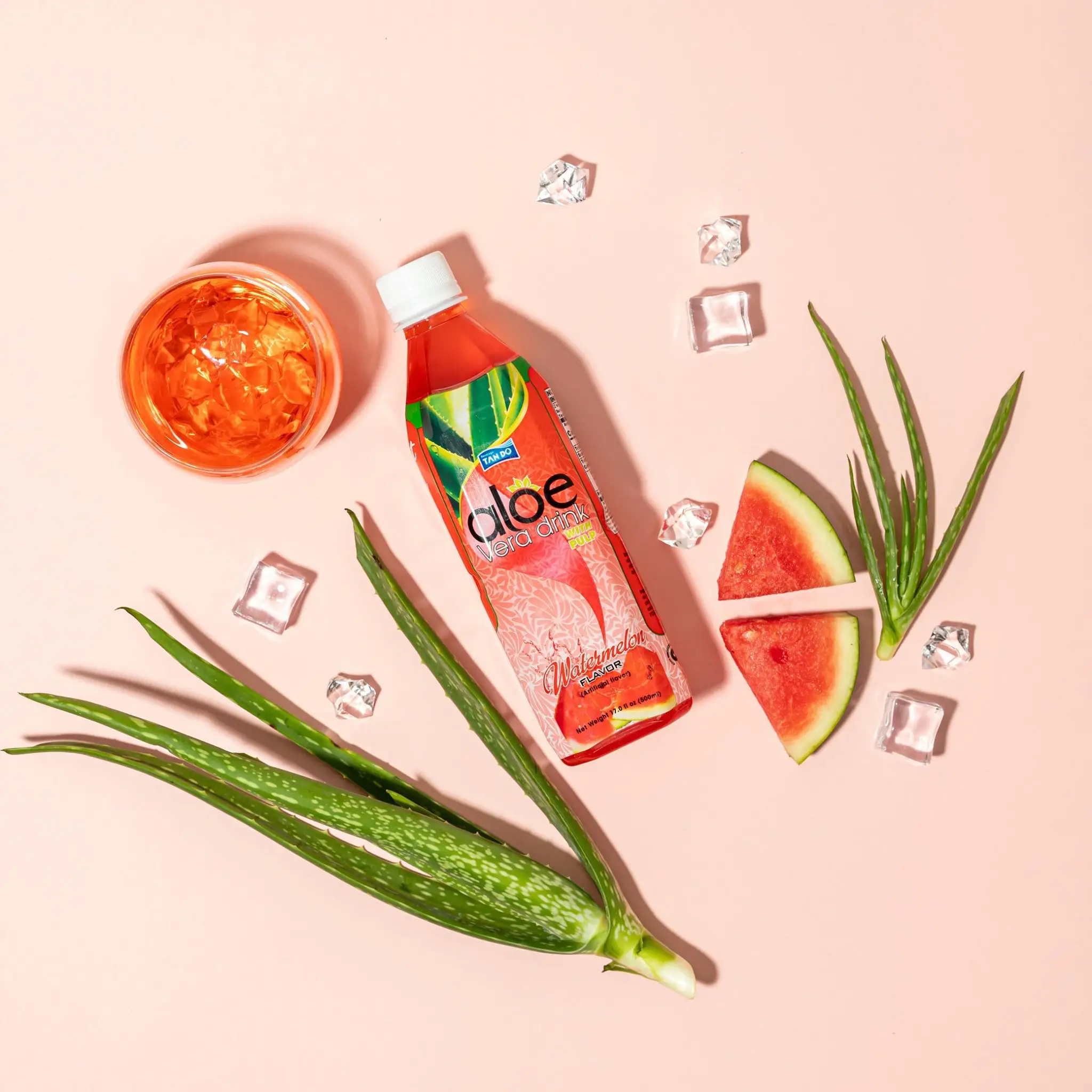 500ml Aloe Vera içeceği şekersiz içecekler toptan sağlıklı Premium kalite